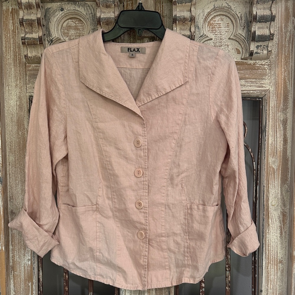 FLAX Linen Jacket / Blazer / Top
